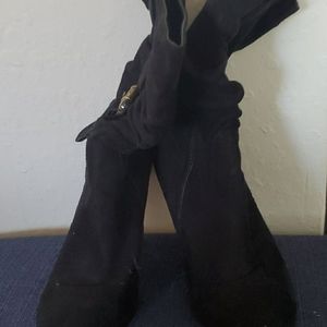 Black Pirate style women's boots